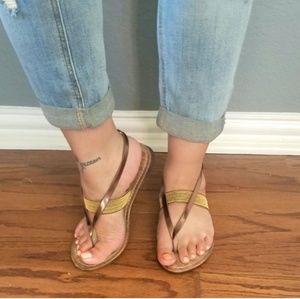 💥Extended sizes 6-11💥June Bronze Sandals